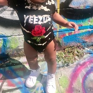 Baby Yeezus onesie